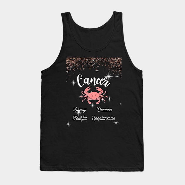 Cancer Zodiac Sign Astrology Tshirt Tank Top by Bro Aesthetics